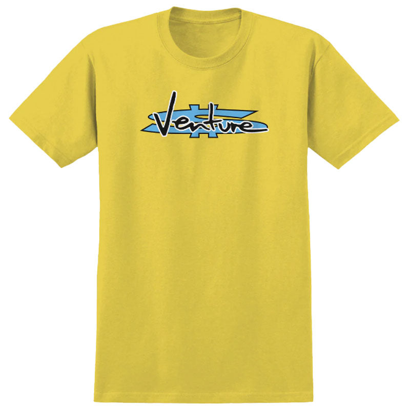 Venture T-Shirt Paid Yellow front view