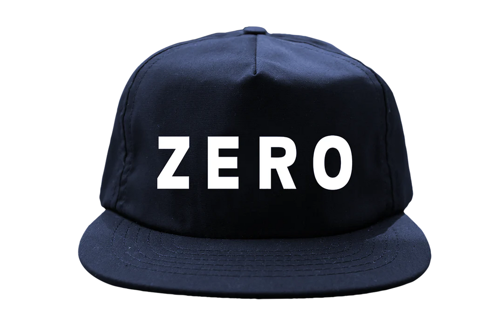 Zero Hat Army 5 Panel Unstructured Snapback Navy front view